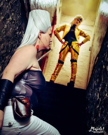 Polnareff (featuring Dio) cosplay